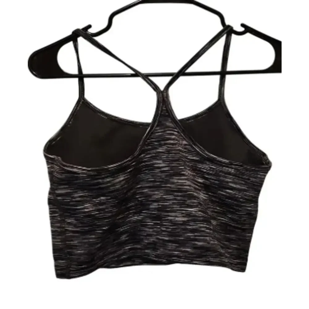 OFFLINE By Aerie Stretch Royal Navy The Hugger Ombre Racerback Sports Bra XL NWT